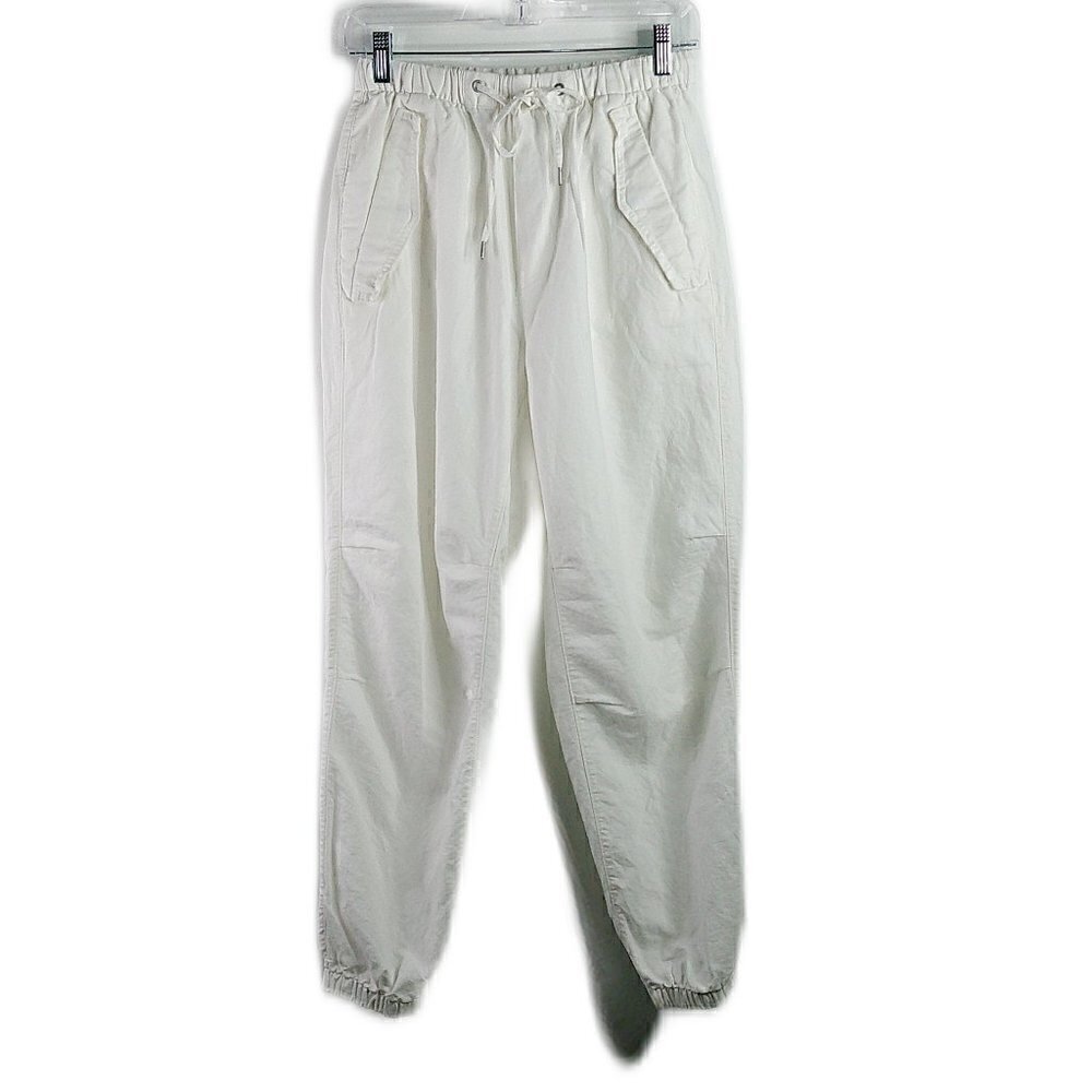 Gap - Ivory Linen Blend Pull-on Casual Pant -XS